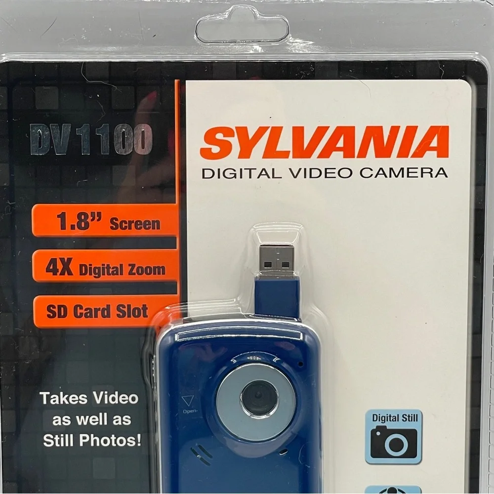 Sylvania DV1100 Digital Video Camera 1.8